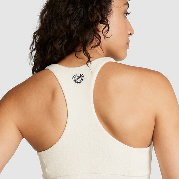 PINK Reverse Cream Fleece Lounge Set Bra + Joggers Z XXL NWT - Picture 11 of 15